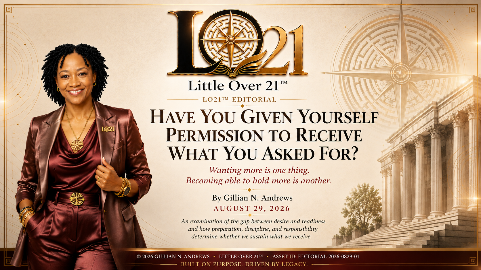 HAVE YOU GIVEN YOURSELF PERMISSION TO RECEIVE WHAT YOU ASKED FOR?